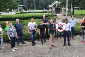 Werkbezoek aan Swalmen met jongste PvdA-Kamerlid Habtamu de Hoop